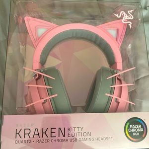 BRAND NEW RAZER KRAKEN KITTY HEADSET PINK